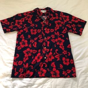 Mens T&L MuuMuu Factory Hawaiian Shirt Large